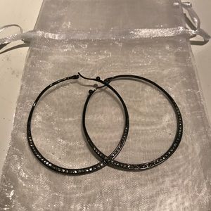 Stella & Dot pewter earrings